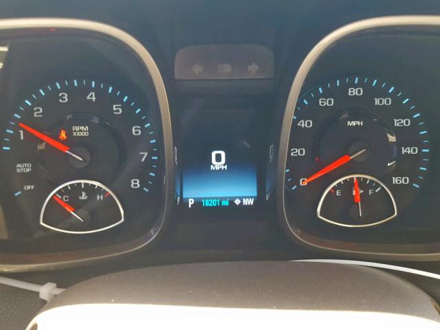 1G11C5SL1EF238193 - 2014 CHEVROLET MALIBU 1LT GRAY photo 8