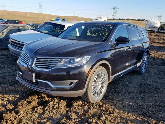 2LMPJ8LR0HBL29103 - 2017 LINCOLN MKX RESERV BLACK photo 2