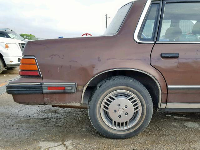 1G2AF51R4JT236331 - 1988 PONTIAC 6000 BROWN photo 9