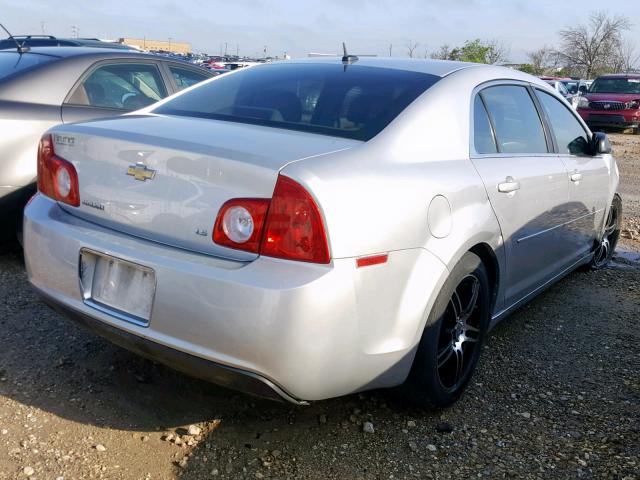 1G1ZG57B79F196321 - 2009 CHEVROLET MALIBU LS SILVER photo 4