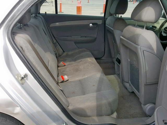 1G1ZG57B79F196321 - 2009 CHEVROLET MALIBU LS SILVER photo 6