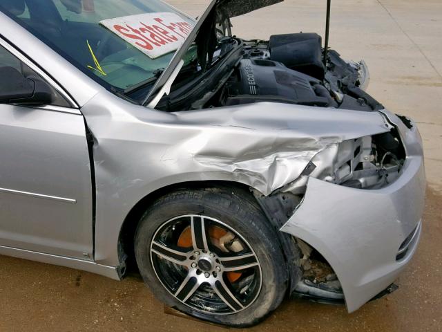 1G1ZG57B79F196321 - 2009 CHEVROLET MALIBU LS SILVER photo 9