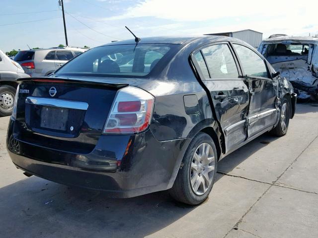 3N1AB6AP5CL750811 - 2012 NISSAN SENTRA 2.0 BLACK photo 4