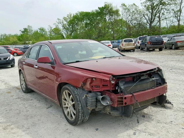 1G1ZK57B39F191261 - 2009 CHEVROLET MALIBU LTZ მუქწითელი ფოტო 1