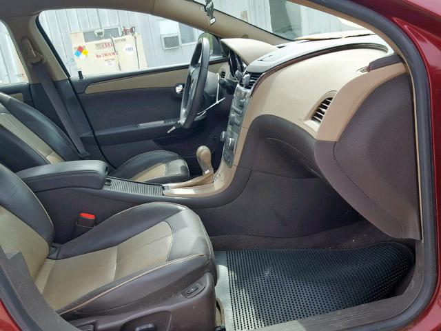 1G1ZK57B39F191261 - 2009 CHEVROLET MALIBU LTZ მუქწითელი ფოტო 5