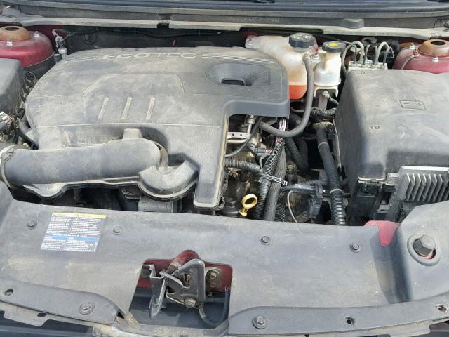 1G1ZK57B39F191261 - 2009 CHEVROLET MALIBU LTZ მუქწითელი ფოტო 7