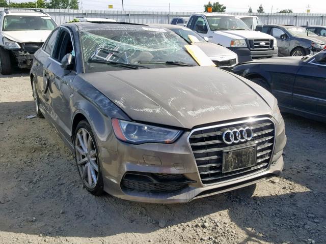 WAUG7GFF4G1015827 - 2016 AUDI A3 PREMIUM GRAY photo 1