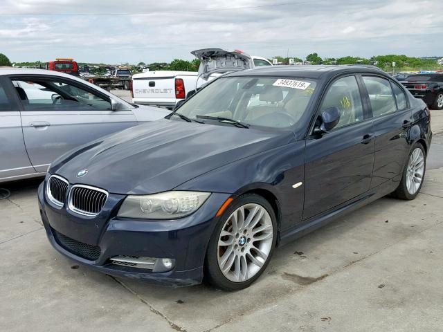 WBAPN7C57AA778675 - 2010 BMW 335 D BLUE photo 2