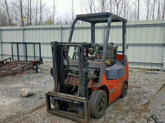 7FCCU2574148 - 2006 TOYOTA FORKLIFT ORANGE photo 2