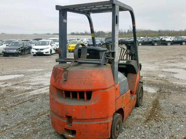 7FCCU2574148 - 2006 TOYOTA FORKLIFT ORANGE photo 4