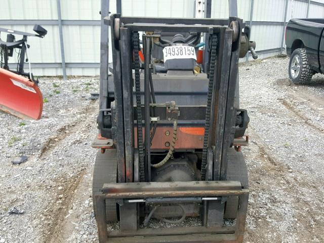 7FCCU2574148 - 2006 TOYOTA FORKLIFT ORANGE photo 9