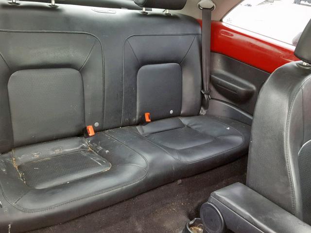 3VWRW31C08M526473 - 2008 VOLKSWAGEN NEW BEETLE Qırmızı foto 6
