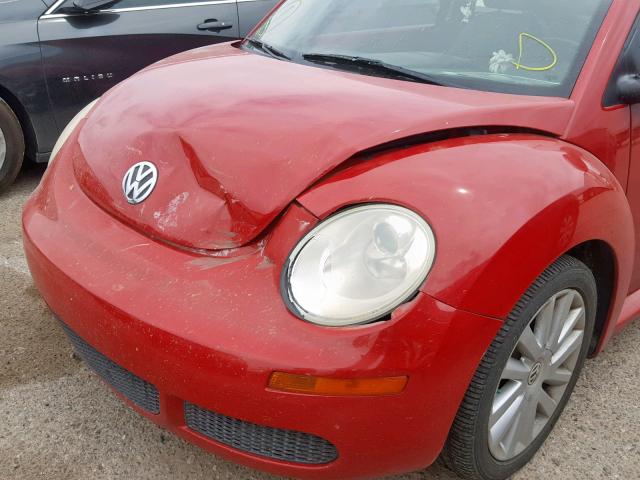 3VWRW31C08M526473 - 2008 VOLKSWAGEN NEW BEETLE Qırmızı foto 9