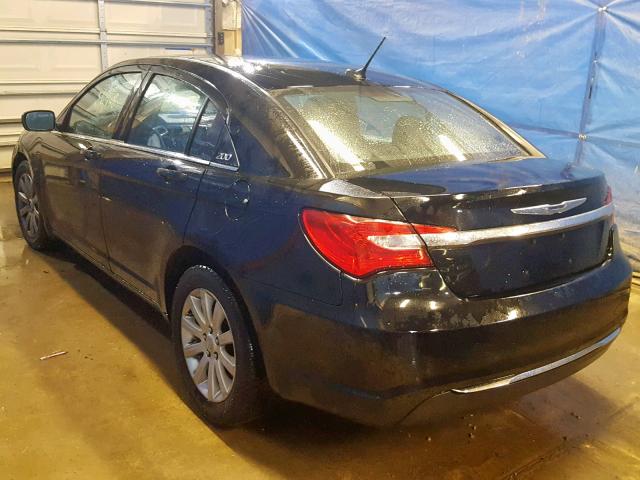 1C3CCBBB4DN580560 - 2013 CHRYSLER 200 BLACK photo 3