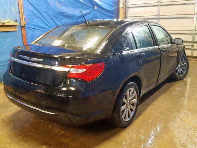 1C3CCBBB4DN580560 - 2013 CHRYSLER 200 BLACK photo 4