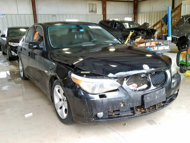 WBANA53585B862155 - 2005 BMW 525 I BLACK photo 1