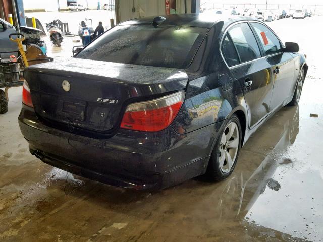 WBANA53585B862155 - 2005 BMW 525 I BLACK photo 4