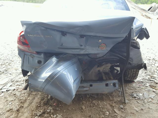 1FAFP56UX6A229565 - 2006 FORD TAURUS SEL BLUE photo 9