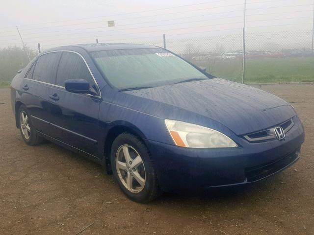 1HGCM56653A026992 - 2003 HONDA ACCORD EX BLUE photo 1