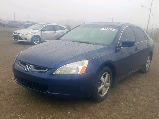 1HGCM56653A026992 - 2003 HONDA ACCORD EX BLUE photo 2