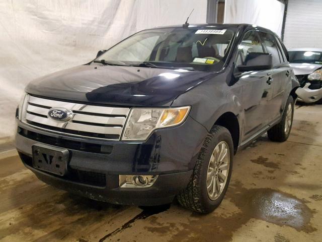 2FMDK48C19BA98271 - 2009 FORD EDGE SEL BLUE photo 2