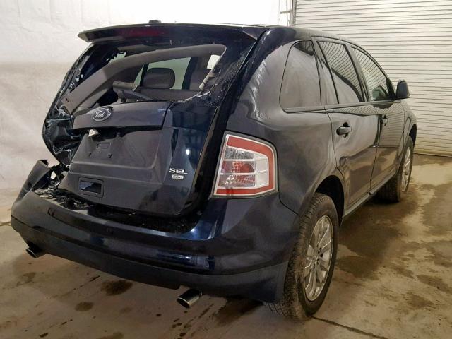 2FMDK48C19BA98271 - 2009 FORD EDGE SEL BLUE photo 4