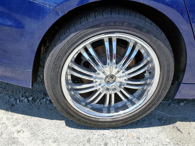 3FA6P0K91DR240459 - 2013 FORD FUSION TIT BLUE photo 9