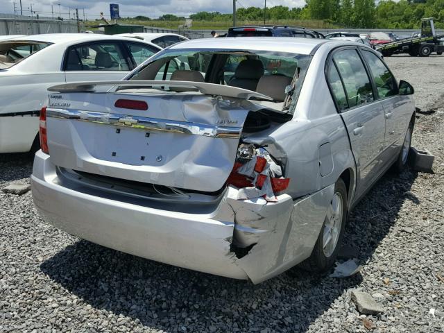 1G1ZT52835F271288 - 2005 CHEVROLET MALIBU LS Gümüş foto 4