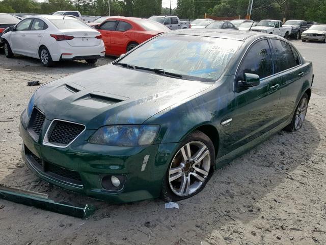 6G2ER57729L227415 - 2009 PONTIAC G8 GREEN photo 2