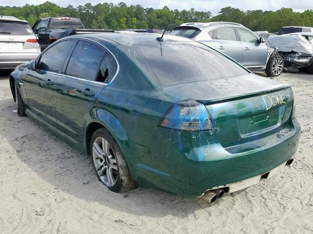 6G2ER57729L227415 - 2009 PONTIAC G8 GREEN photo 3