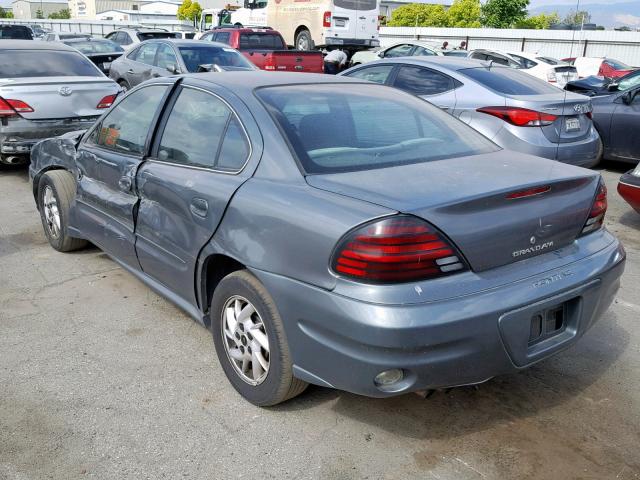 1G2NF52F43C304667 - 2003 PONTIAC GRAND AM S GRAY photo 3