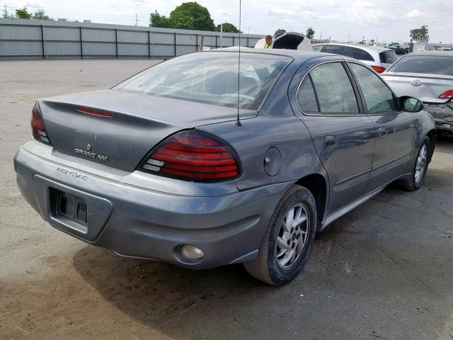 1G2NF52F43C304667 - 2003 PONTIAC GRAND AM S GRAY photo 4