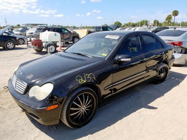 WDBRF61J63F296657 - 2003 MERCEDES-BENZ C 240  photo 2