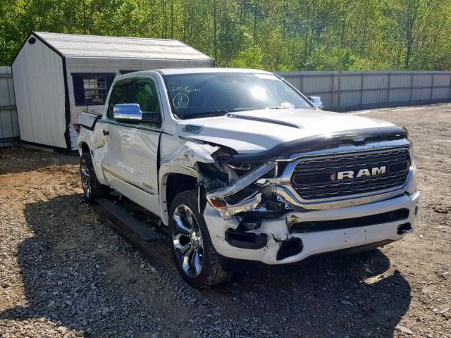 1C6SRFHT9KN655366 - 2019 RAM 1500 LIMIT WHITE photo 1