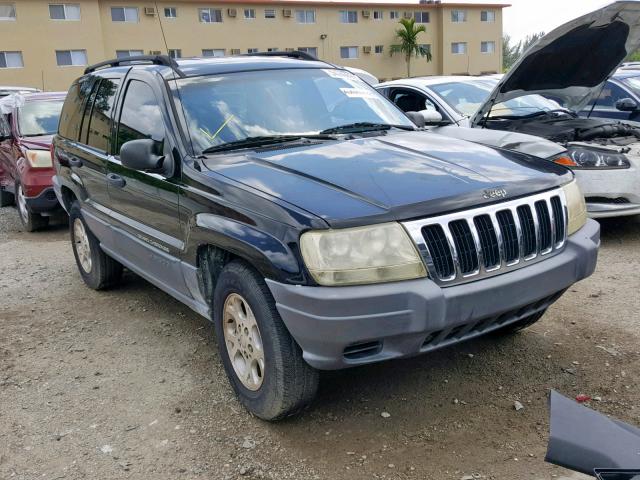 1J4GX48S01C556567 - 2001 JEEP GRAND CHER BLACK photo 1