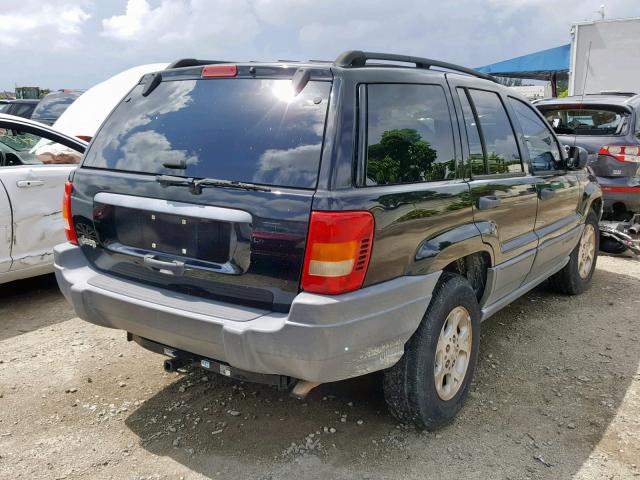 1J4GX48S01C556567 - 2001 JEEP GRAND CHER BLACK photo 4