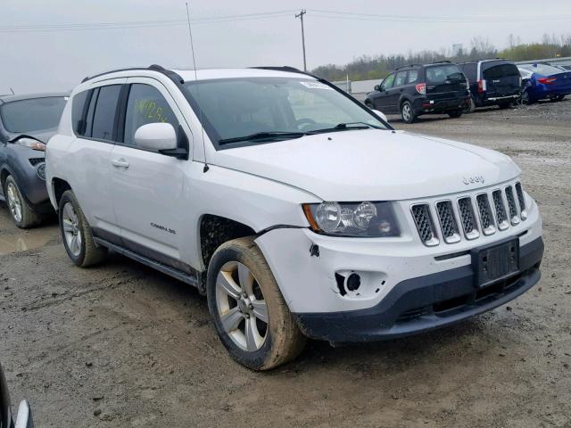 1C4NJDEBXED623369 - 2014 JEEP COMPASS LA WHITE photo 1