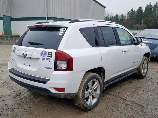 1C4NJDEBXED623369 - 2014 JEEP COMPASS LA WHITE photo 4