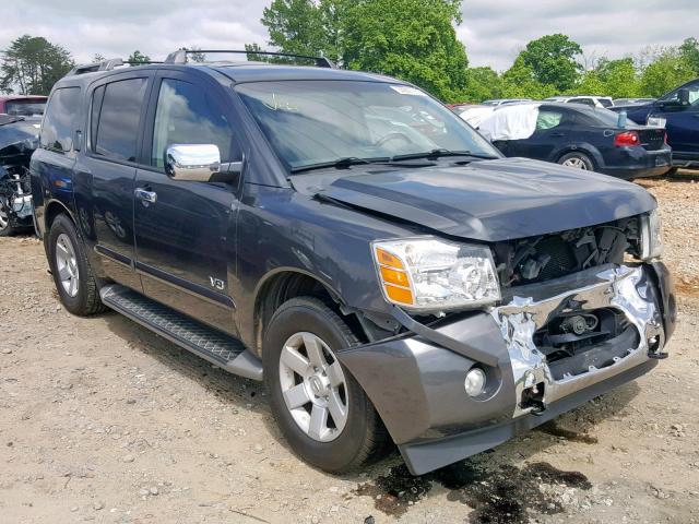 5N1BA08C17N708030 - 2007 NISSAN ARMADA SE GRAY photo 1