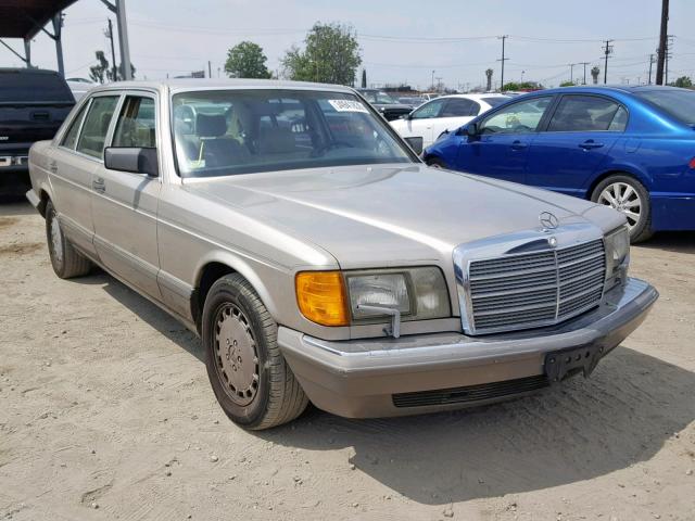 WDBCA35E3MA605791 - 1991 MERCEDES-BENZ 420 SEL GOLD photo 1