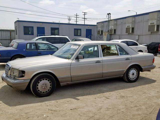 WDBCA35E3MA605791 - 1991 MERCEDES-BENZ 420 SEL GOLD photo 9