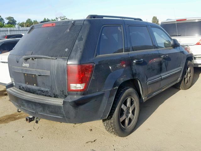 1J8GR48K48C147667 - 2008 JEEP GRAND CHER BLACK photo 4