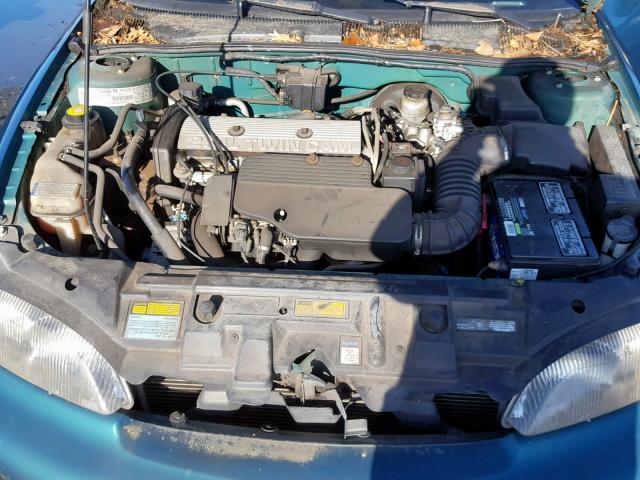 1G1JF52T9V7114142 - 1997 CHEVROLET CAVALIER L GREEN photo 7