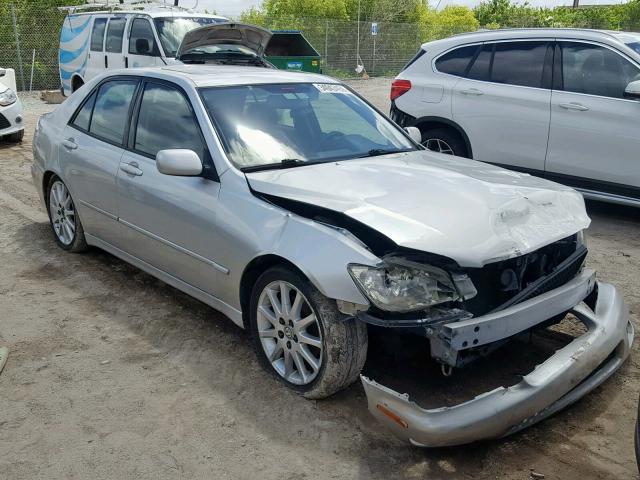 JTHBD192040085045 - 2004 LEXUS IS 300 SILVER photo 1