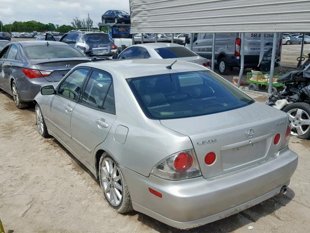 JTHBD192040085045 - 2004 LEXUS IS 300 SILVER photo 3