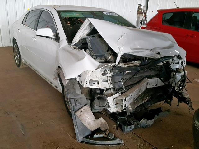 1G1ZC5EB4AF309158 - 2010 CHEVROLET MALIBU 1LT WHITE photo 1