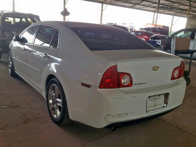 1G1ZC5EB4AF309158 - 2010 CHEVROLET MALIBU 1LT WHITE photo 3