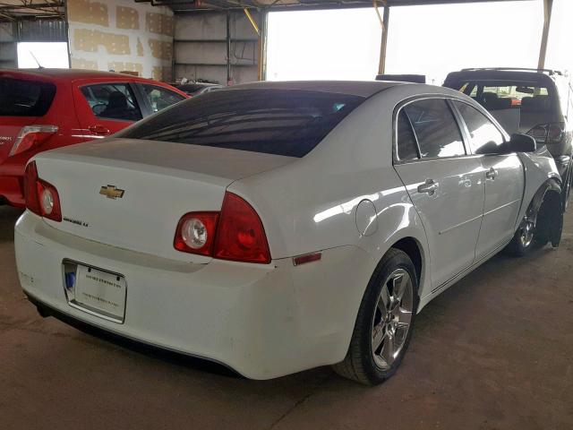 1G1ZC5EB4AF309158 - 2010 CHEVROLET MALIBU 1LT WHITE photo 4