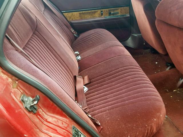 1G4HP53LXPH523647 - 1993 BUICK LESABRE CU BURGUNDY photo 6