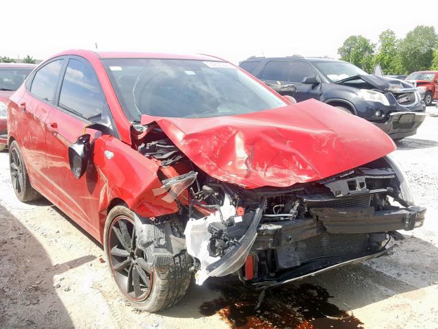 KMHCT4AE1GU017913 - 2016 HYUNDAI ACCENT SE RED photo 1